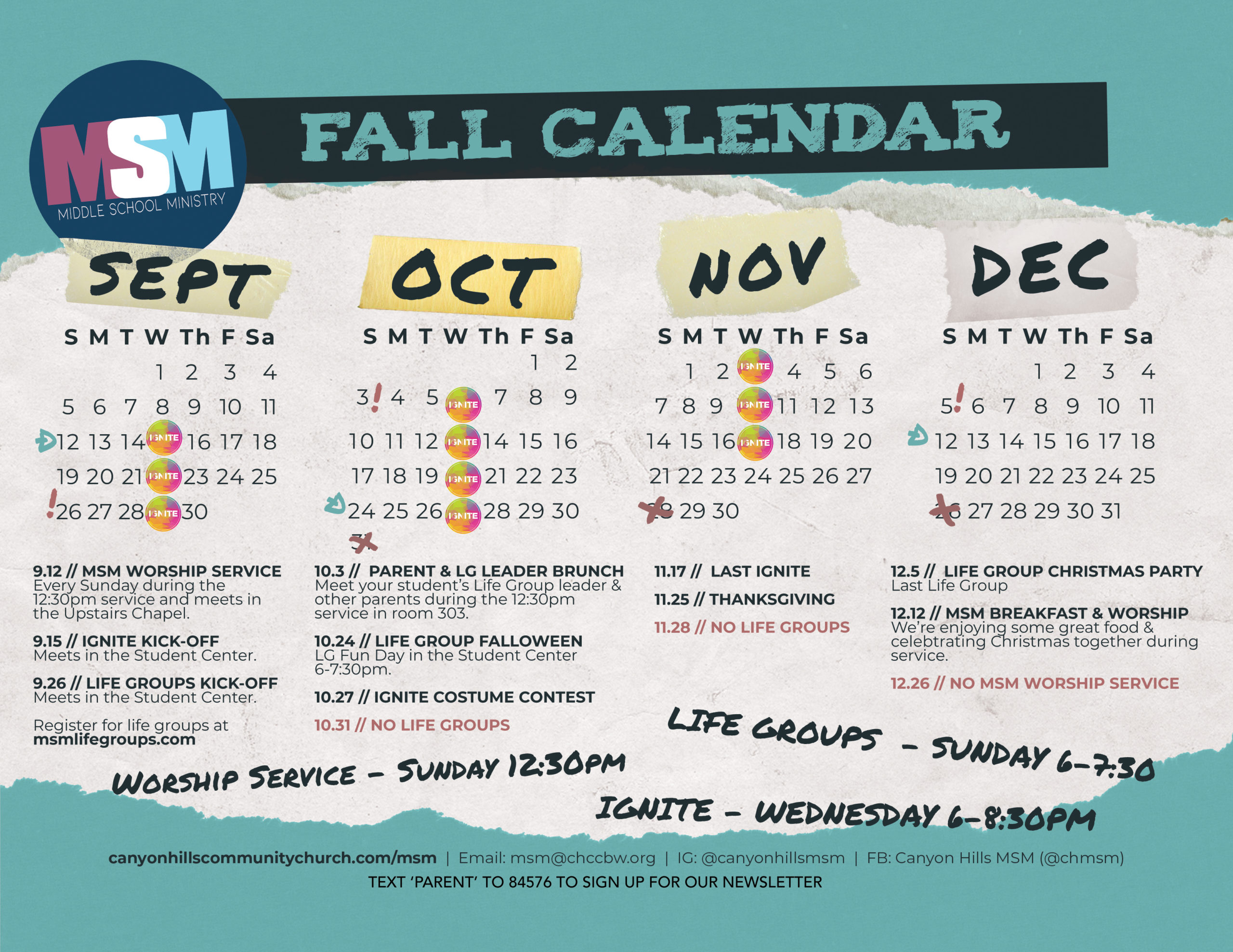 Msm Academic Calendar Customize and Print