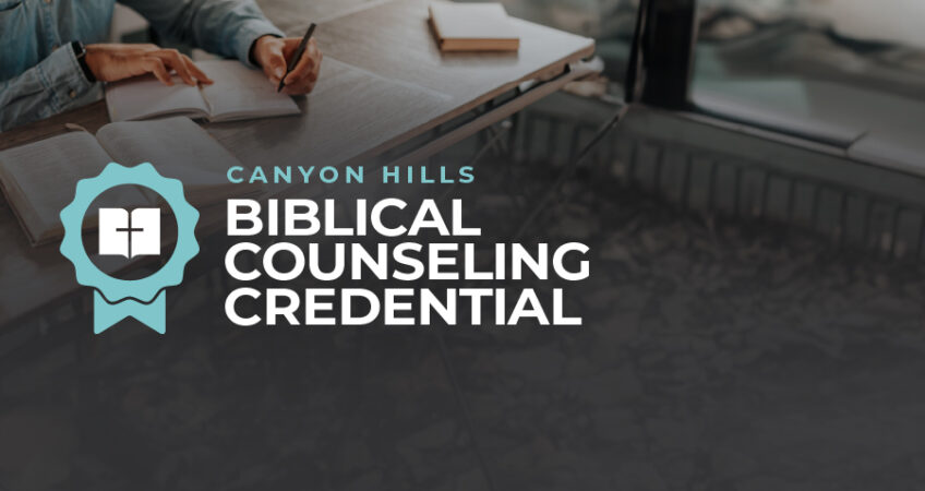 Biblical Counseling Credential